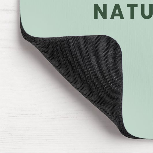 Nurture Your Nature Minimal Motivational Mouse Pad Muismat (Hoek)