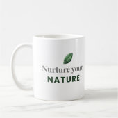 Nurture Your Nature Minimal Motivational Mug Koffiemok (Links)
