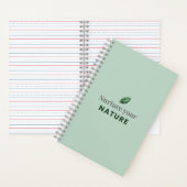 Nurture Your Nature Minimal Motivational Notebook Notitieboek (Binnen)