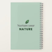 Nurture Your Nature Minimal Motivational Notebook Notitieboek (Achterkant)