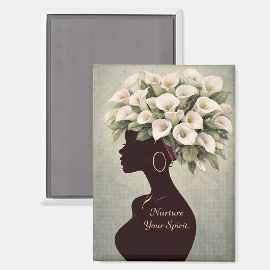 Nurture Your Spirit Inspirational Magnet (Voorkant / Achterkant)