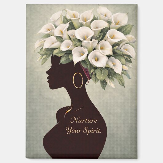Nurture Your Spirit Inspirational Magnet (Voorkant)