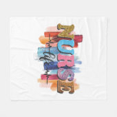 Nurus life fleece deken (Voorkant (Horizontaal))
