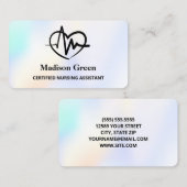 Nurzing Assistant CNA Visitekaartje (Voorkant / Achterkant)