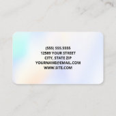 Nurzing Assistant CNA Visitekaartje (Achterkant)