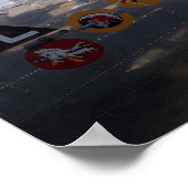 Nus Art Detail van B-17 "Yankee Lady" Poster (Hoek)