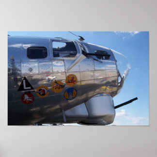 Nus Art Detail van B-17 "Yankee Lady" Poster