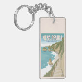 Nusa Penida Beach Bali Indonesia Vintage Sleutelhanger (Voorkant Links)