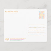 Nusa Penida Golden Sunset Postcard Feestdagenkaart (Achterkant)