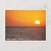 Nusa Penida Golden Sunset Postcard Feestdagenkaart (Voorkant)