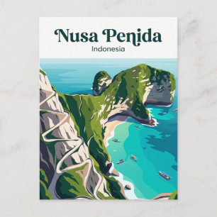 Nusa Penida Indonesië Briefkaart