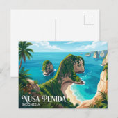 Nusa Penida Indonesië Briefkaart (Voorkant / Achterkant)