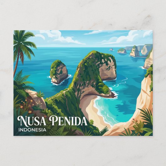 Nusa Penida Indonesië Briefkaart (Voorkant)