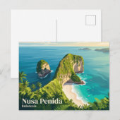 Nusa Penida Indonesië Briefkaart (Voorkant / Achterkant)