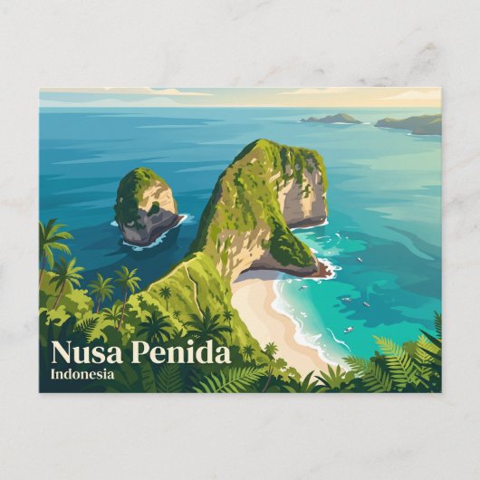 Nusa Penida Indonesië Briefkaart (Voorkant)