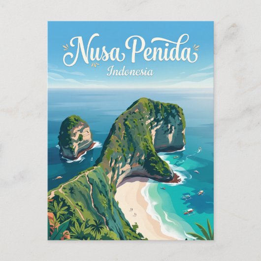Nusa Penida Indonesië Briefkaart (Voorkant)