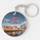 Nusfjord Lofoten Sleutelhanger (Achterkant)