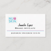 NuSkin Visitekaartje (Voorkant)
