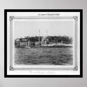 Nuspensionye Mosque Tophane Istanbul 1885 Poster