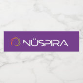 NüSpira flesetiketten Waterfles Etiket (Enkel label)