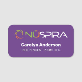 NuSpira Naamplaatje