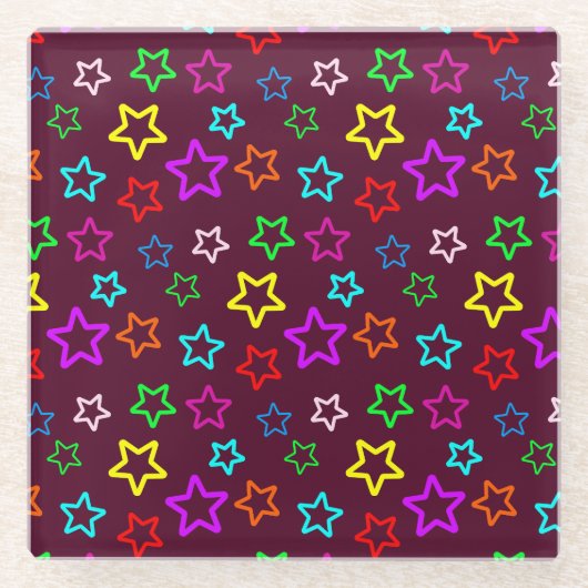 NuSTARS Glazen Onderzetter (Voorkant)