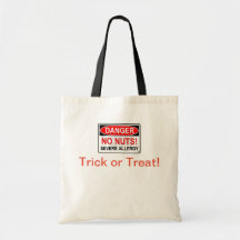 Nut Allergie Awareness Trick or treat tas aanpasse