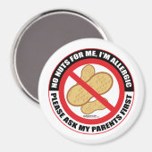 Nut Allergy Magneet (Voorkant / Achterkant)