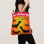 Nut Allergy Nut-Free Snoep Halloween Treat Tote Bag (Dichtbij)