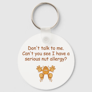 Nut Allergy Sleutelhanger