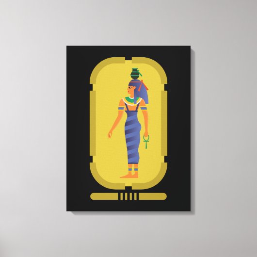 Nut Egyptian Goddess Canvas Print (Voorkant)