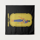 Nut Egyptian Goddess Tapestry Wandkleed (Voorkant (horizontaal))