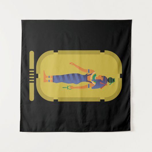 Nut Egyptian Goddess Tapestry Wandkleed (Voorkant (horizontaal))