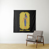 Nut Egyptian Goddess Tapestry Wandkleed (In situ)