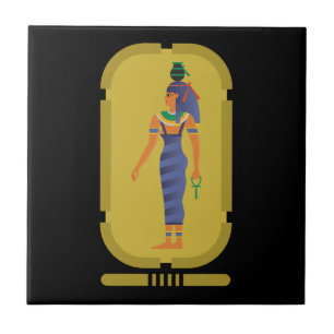 Nut Egyptische Godin Keramische Tegel Tegeltje
