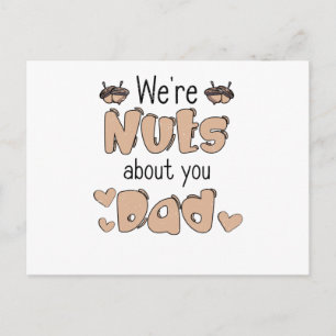 Nut Fathers Day Vader Love Mannen Day Briefkaart