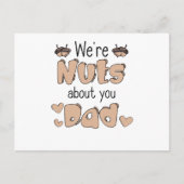 Nut Fathers Day Vader Love Mannen Day Briefkaart (Voorkant)