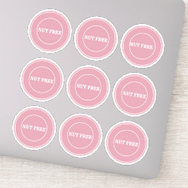 Nut Free Allergy Safe Culinaire Sticker