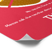 Nut Free Classroom Sign for School of Daycare Poster (Hoek)