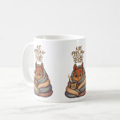 Nut gevoel sociaal vandaag - Cozy Squirrel Introve Koffiemok (Voorkant links)