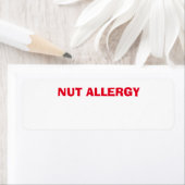 Nut Gezondheidszorg voor allergie, aandoening Etiket (Insitu)