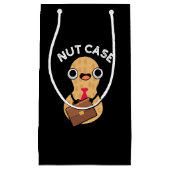 Nut Hoesje Funny Peanut Puns Dark BG Klein Cadeauzakje (Voorkant)