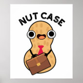 Nut Hoesje Funny Peanut Puns Poster (Voorkant)