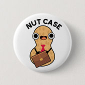 Nut Hoesje Funny Peanut Puns Ronde Button 5,7 Cm (Voorkant)