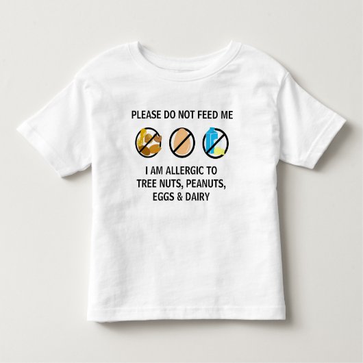  Nut Melkeieren Alert Kind Kinder Shirts (Voorkant)