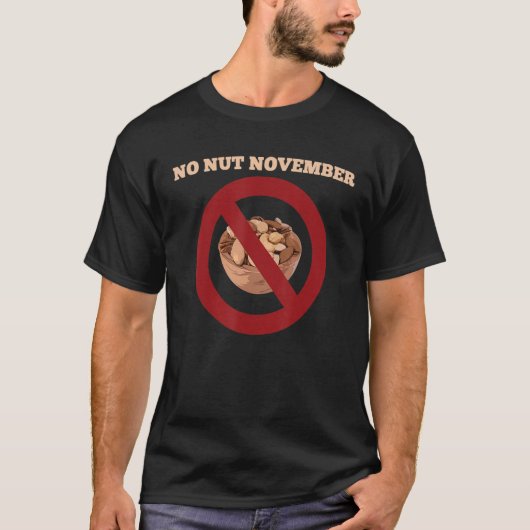 Nut November Verblijf Sterke NNN Meme T-shirt (Voorkant)