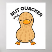 Nut Quacker Grappige Pindakaas Poster (Voorkant)