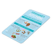 Nut substituut voor bakkaart Nut allergie magneet (Linkerzijde)