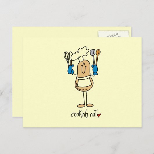 Nut T-shirts en cadeautjes Briefkaart (Voorkant / Achterkant)