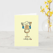 Nut T-shirts en cadeautjes Kaart (Gele Bloem)